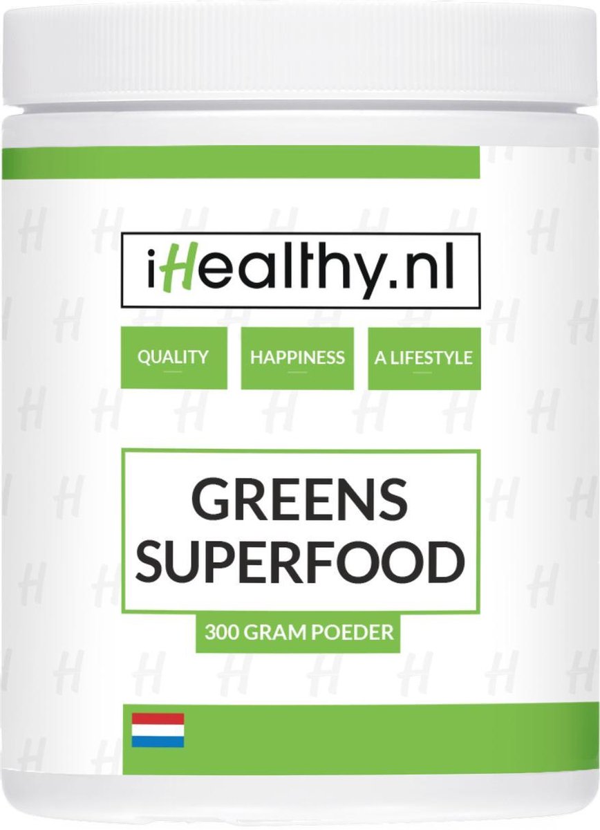 Greens Superfood - 27 soorten Groenten & Fruit - 300gr - iHealthy