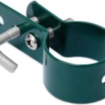 Klem Ø34mm Bevestigingsklem Metalen klem voor ronde afrasteringspalen Haakklem Stutklem incl. bouten