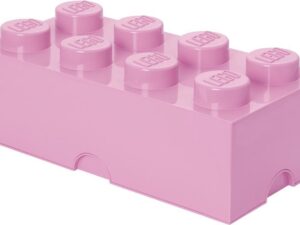 LEGO Brick 8 Opbergbox - licht Paars - 12 L - 50x25x18 cm - Kunststof