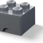 Opbergdoos LEGO-blokje met lade, 5,7 liter, Grijs - Polypropyleen - LEGO