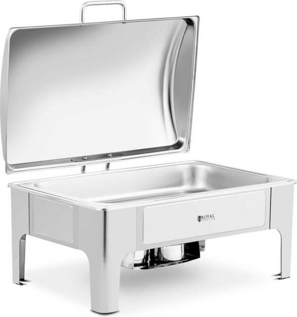 Royal Catering Chafing dish - GN 1/1 - royal_catering - 8.5 L - 2 Brandstofcellen - halfrond