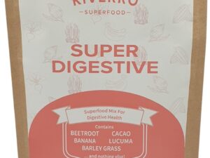 SUPER DIGESTIVE | Kiverro Superfood | Functionele Superfoodmix | Verbetering Van De Algehele Spijsvertering | Organic | Plantaardige | Vegan | Niet GMO | Geen Toegevoegde Suikers | Geen Kunstmatige Toevoegingen | 200g
