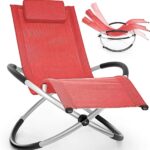 Sens Design Ligbed voor buiten - zonnebed - inklapbaar - rood