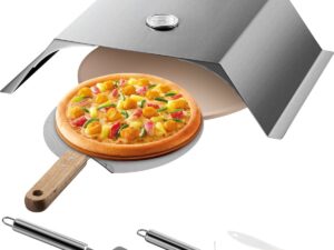 13 inch pizzaovenset roestvrij staal duurzame pizzakamer gemakkelijk te bedienen buitentuinen thuisgebruik