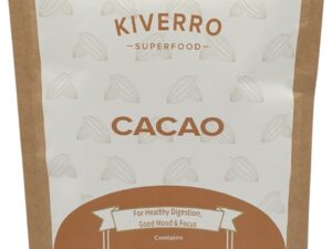 CACAO POEDER | Kiverro Superfood | Verbetering Van De Spijsvertering | Krijg De Chocoladesmaak | Natuurlijke Kleurstof | Organic | 100g