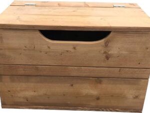 Wood4you - Speelgoedkist Kick Roastedwood 90Lx50Hx50D cm