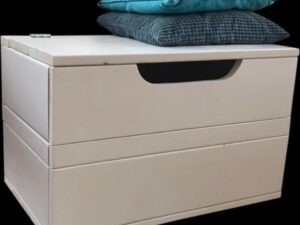 Wood4you - Speelgoedkist Kick Wit 90Lx50Hx50D cm