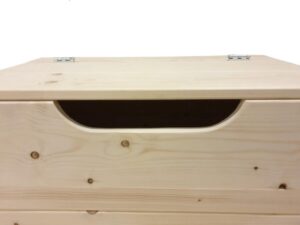 Wood4you - Speelgoedkist Kick vuren 70Lx50Hx50D cm