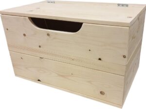 Wood4you - Speelgoedkist Kick vuren 80Lx50Hx50D cm