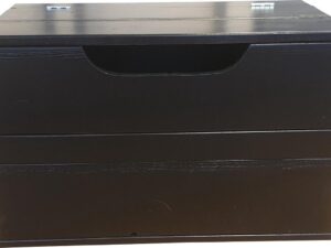 Wood4you - Speelgoedkist Kick zwart 70Lx50Hx50D cm