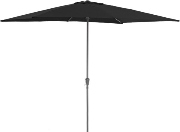 ACAZA staande Parasol in aluminium - 200x300 cm - zwart