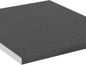 vidaXL Aanrechtblad 50x60x2.8 cm spaanplaat zwart met graniettextuur