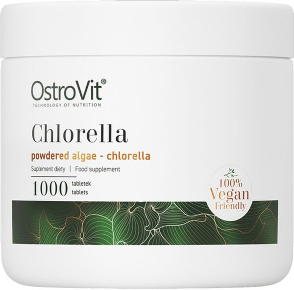 Superfoods - Chlorella 250mg - Vegan - 1000 Tablets - OstroVit