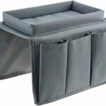 Bankstel Organizer - Armleuning Dienblad - Blokkussen - Armsteun Bankstel - Armsteun Bank Los - Opbergtas - Grijs