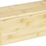 Navaris bamboe kabel- en snoerendoos - Organizer voor stroomkabels, elektriciteitskabels en netwerkkabels - Stijlvol houten container voor kabels