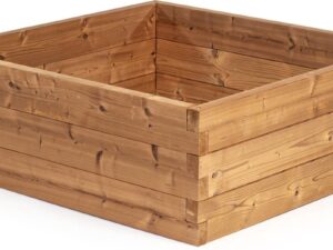 WITBOSCH - Moestuinbak - 107 x 107 x 37,5 cm - Modulair design - Thermowood