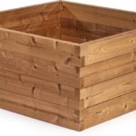 WITBOSCH - Moestuinbak - 107 x 107 x 50 cm - Modulair design - Thermowood
