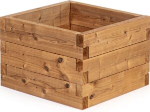 WITBOSCH - Plantenbak - 57 x 57 x 37,5 cm - Modulair design - Thermowood