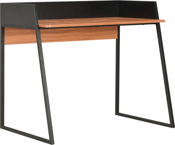 Furniture Limited - Bureau 90x60x88 cm zwart en bruin