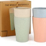 green-goose® Bio-based Camping Bekers | 4 Stuks | Duurzaam Vaatwasserbestendig Plantaardig Materiaal