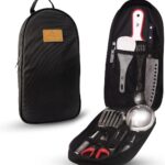 10-delige Keukenaccessoiresset voor Kamperen, Irritant, Walk, Kookgerei voor Kampeerders, Waterproof, Draagbare, Grill Accessoires, Vaatwasmachinebestendig, Tuin en Festivals