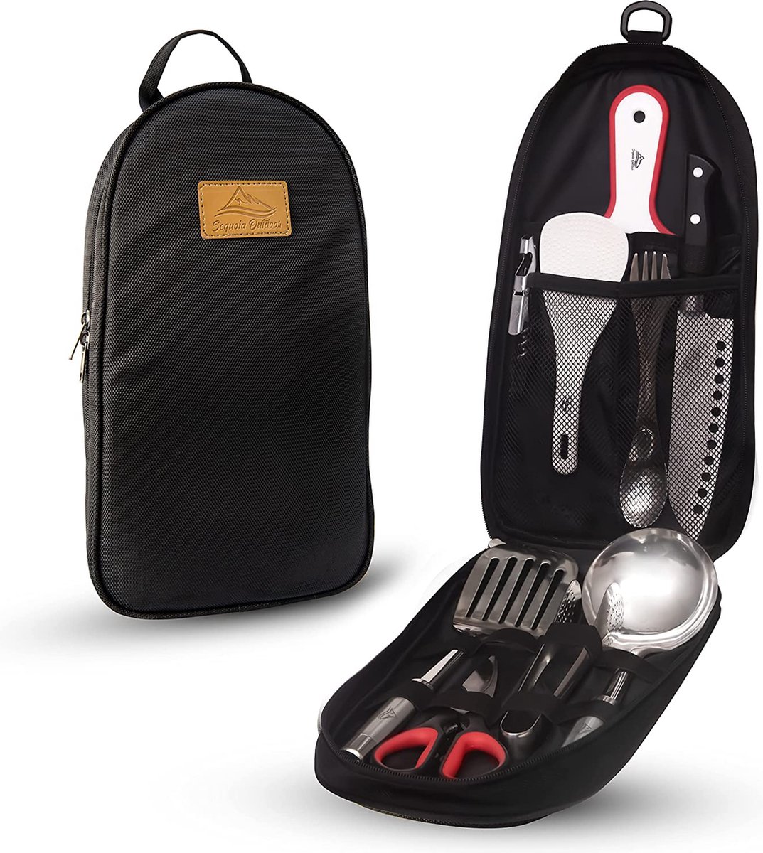 10-delige Keukenaccessoiresset voor Kamperen, Irritant, Walk, Kookgerei voor Kampeerders, Waterproof, Draagbare, Grill Accessoires, Vaatwasmachinebestendig, Tuin en Festivals 10-delige Keukenaccessoiresset voor Kamperen, Irritant, Walk, Kookgerei voor Kampeerders, Waterproof, Draagbare, Grill Accessoires, Vaatwasmachinebestendig, Tuin en Festivals