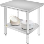 24"x30" Stainless Steel Work Prep Table Restaurant Food Storage Space HOT