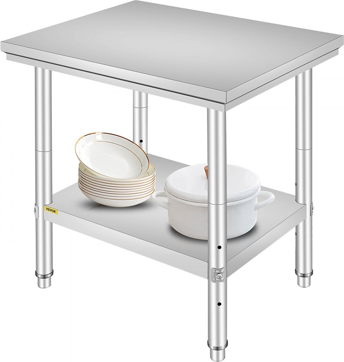 24"x30" Stainless Steel Work Prep Table Restaurant Food Storage Space HOT 24"x30" Stainless Steel Work Prep Table Restaurant Food Storage Space HOT