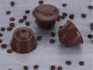 3x Hervulbare Dolce Gusto cups | Koffiecups | Koffie capsule| hervul baar | Bruin