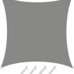 98% UV Bescherming: 3x3 Zonneluifel Vierkant Waterdicht - Patio Zonwering - Rechthoekig Tuinluife...