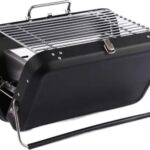 BBQ - Tafel Barbecue - BBQ Houtskool - Draagbare Barbecue - Mini BBQ - Camping - Draagbaar - Zwart - Robuuste uitvoering