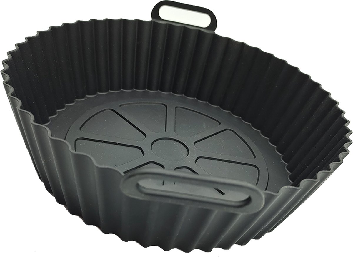 Siliconen mand XL & XXL 21.cm (voor airfryer) - Het Bakschip