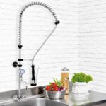 Enkelgats voorspoelspoeler met mengkraan 6000 | GGM Gastro