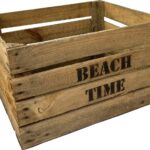 Fruitkistjes "Beach Time" Set van drie fruitkisten - DecoLis