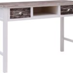 Furniture Limited - Schrijftafel 110x45x76 cm hout bruin