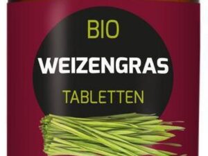 Hanoju Bio Tarwegras glas flacon - 500 Tabletten - Voedingssupplementen - Superfood