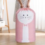 Opbergzak XL - Roze - Speelgoed Opberger Opbergzak - Opbergzak Speelgoed - Multifunctionele XL Opbergtas - Speelgoedzak - Kleding Waszak - Roze