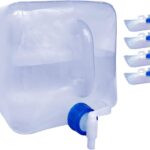 Opvouwbare waterjerrycan, BPA-vrij, watertank met kraan en handvat, [VOOR PERS.Huishouden] - incl. lekvrije doseerkraan 100% lekvrije opvouwbare jerrycan drinkwater