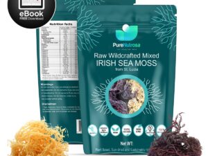 Seamoss 150gr Mixed Raw - Wildcrafted Sea Moss, St. Lucia, superfood, duurzaam, veganistisch, biologisch en boordevol natuurlijke vitaminen en mineralen.