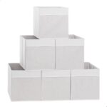 Struct Sense® Kast Organizers - Opbergmanden - Opbergsysteem voor Kast - Opbergboxen - Wit - 6 Stuks