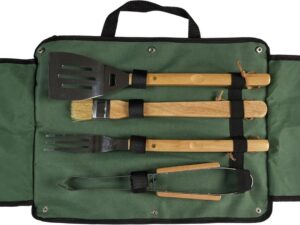 WDMT™ Complete Barbecuegereedschapset in Bijpassend Etui - Perfect voor Elke BBQ-liefhebber!