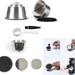 WDMT™ Herbruikbare metalen koffiecup voor Dolce Gusto - Duurzaam en milieuvriendelijk alternatief voor wegwerpcups - Zilver