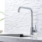 Wesseling & Bos Royal Keukenkraan - Keukenkraan Hoog - 27 cm - Chroom