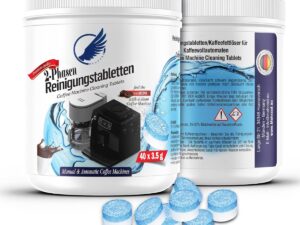 80 stuks 2 fase reinigingstabletten voor volautomatische koffiemachines. Universeel - Extra sterke reinigingsformule