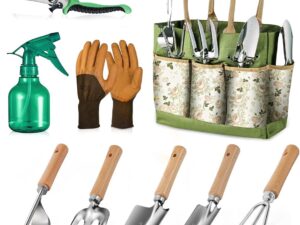 9-delige tuingereedschapset Tuingereedschapset voor tuinieren (groen)