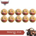 Bal - Voordeelverpakking - Disney Cars - 23 cm - 10 stuks
