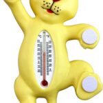 Borvat® | Kat buiten Raam Thermometer | Zelfklevende Benen | Kat | Thermometer | Geel | zuignappen | Buitenthermometers