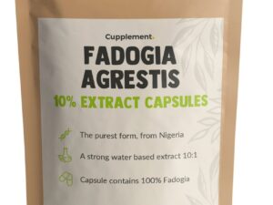Cupplement - Fadogia Agrestis 60 Capsules - 10% Extract - 500 MG Per Capsule - Superfood