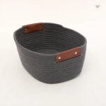 Peak-Milieuvriendelijk Manden -opbergmand speelgoed -Katoen-opbergmand kinderkamer-badkamer-opbergmand rond-