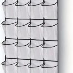 Schoenenzak hangend - Schoenen opberger - 24 vakken - Organizer voor aan de deur - Hangende opberger- Schoenenrek - hangende Schoenenkast- Transparant - Schoen organizer - Deur opbergzak